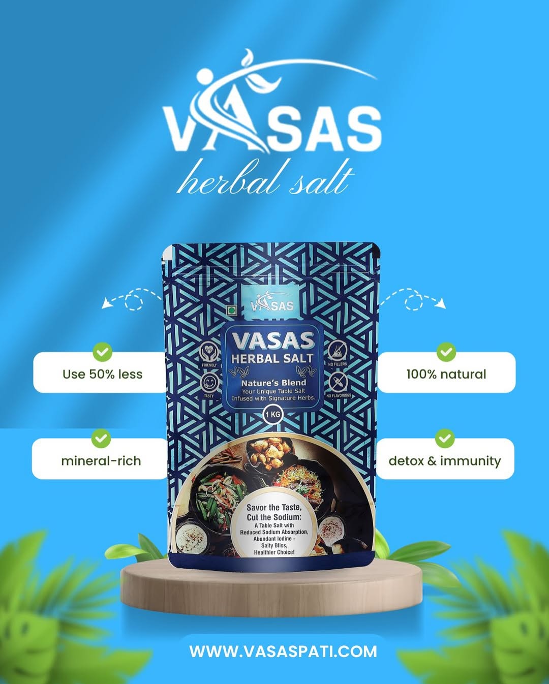 VASAS Herbal Salt Pack